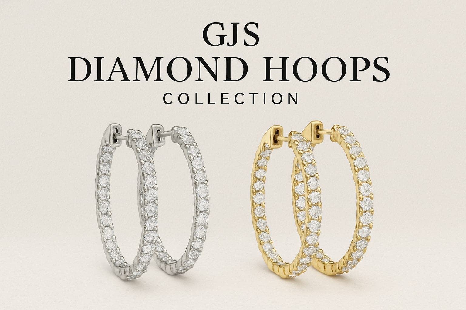 Secure Lock Diamond Hoops